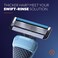 Dollar Shave Club   The Member Exclusive Shave Set   4 Swift Rinse Refill Cartridges, 1 Handle (Blue), 1 Shave Butter 3 ounce, 1 Razor Cover