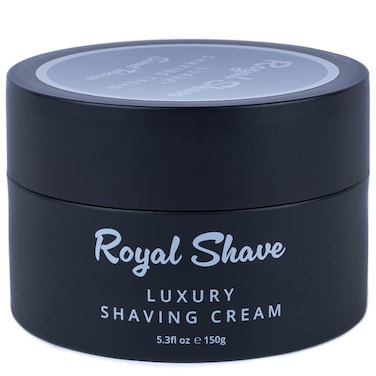 Luxury Shaving Cream for Men by Royal Shave, Premium &amp; Rich Soothing Lathering Cream for Close &amp; Comfortable Shave (Made in UK) (Sweet Tobacco)