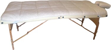 Therapist&rsquo;s Choice&reg; Premium Quilted Fleece Massage Table Pad Set. Super Soft, Hypoallergenic. Includes Massage Table Pad and Face Rest Cover