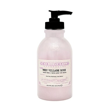 C.O. Bigelow Iconic Collection West Village Rose Hand Wash, with Glycerin, Aloe Vera, Panthenol, and Shea Butter, 10.5 fl oz