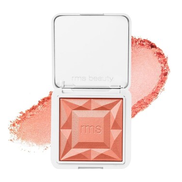 RMS Beauty ReDimension Hydra Powder Blush - Powder Gel Blush for Cheeks, Blush Cream, Cream Blush Makeup Shimmer Blush Powder Cheek Tint, Face Blushes