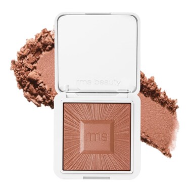 RMS Beauty ReDimension Hydra Bronzer - Gel to Powder Bronzer, Talc Free Cream Bronzer Powder, Refillable Cream Contour Powder Bronzer Face Makeup