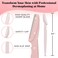 Kitsch Dermaplaning Tool - Face Razors for Women and Men, Eyebrow Trimmer and Face Shaver, Facial Hair Removal, Facial Razors for Women and Men, Dermaplane Razor - 12pc, Blush