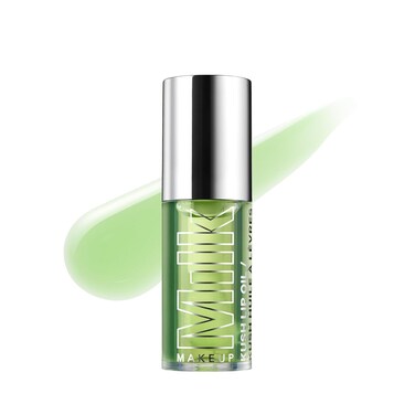 Milk Makeup KUSH Lip Oil, Green Dragon (Clear) - 0.18 oz - Natural, Sheer Tint - Lightweight &amp; Non Greasy - Sage and Peppermint Flavor - Vegan, Paraben Free, Cruelty Free