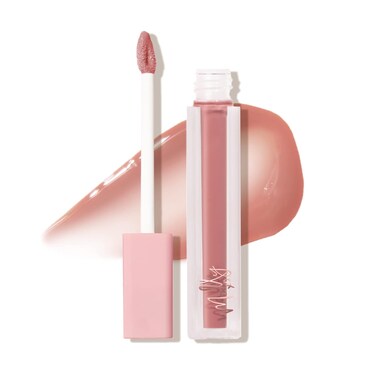 Mally Beauty Positively Plump Lip Gloss   High-Shine Hydrating Lightweight &amp; Comfortable Wear, Bold Buff