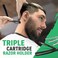 Tomb45 Triple Cartridge Razor Holder   Disposable Razor Safety Handle For Barbers   100% Metal Grip &amp; 3 Adjustable Blade Exposure Options For Shaving   Men's Straight Edge Razors Manual Shaver