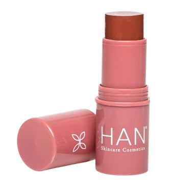HAN Skincare Cosmetics Vegan, Cruelty-Free, 3-in-1 Multistick for Cheeks, Lips, Eyes, Toasted Nutmeg   Large