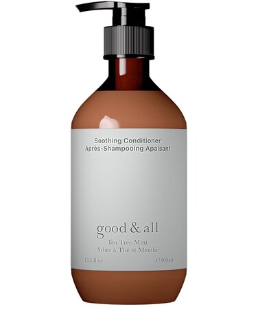 GOOD&amp;ALL Tea Tree Conditioner for Dry Itchy Scalp with Peppermint - Sulfate/Sulphate, Silicone, Paraben, Fragrance Free - Anti Frizz - 13.5 fl oz