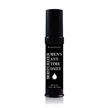 RemeVerse Men&rsquo;s Anytime Daily Moisturizer with Hyaluronic Acid, Peptides, Vitamins C &amp; E, Collagen, Green Tea, 1/2 oz. Fragrance Free