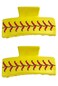 Softball Hair Accessories, Gift for Girls Team, Sports Claw Clip Large, Teen Birthday Present (Set of 2)