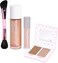 Petite 'n Pretty Makeup Set for Kids (Gold) - Face &amp; Body Makeup for Kids, Tweens, Teens - Highlighter, Body Shimmer Glitter, Lip Gloss, Makeup Brush, Made in the USA