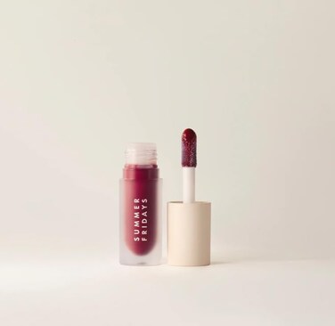 Summer Fridays Dream Lip Oil in Berry &amp; Complimentary Sheet Masque