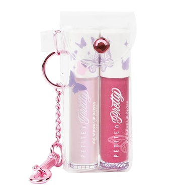 Petite 'N Pretty So Dreamy 10K Shine Lip Gloss Duo&mdash;Makeup for Girls, Kids, Tweens, Teens&mdash;High Shine, Lightweight, Made in the USA (First Freeze and Rosy Dreams)&mdash;Limited Edition