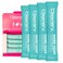 Hydrating Liquid Hand Soap Refill Powder Concentrate 4 Pack Moisturizing Hand Wash, No Harsh Chemicals, Cruelty Free, Eco-Friendly, Makes 10oz Each, Coconut &amp; Sandalwood Scent