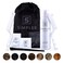 Simpler Hair Color Medium Brown Mustache and Beard Upgraded Brush Kit it with 3 Brushes Included for Precision Application - Gentle, Effortless 100% Gray Hair Coverage for Hair and Beard