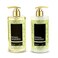 16 fl oz Lemon Citrus Aromatic and Nourishing Hand Soap Set Keep Your Skin Incredibly Soft &amp; Clean in a Wooden Holder Unisex Formula Luxury Body Care for Women and Men