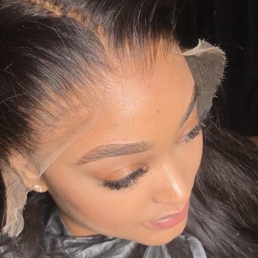 13X4 Frontal HD Lace 18 Inch, SKINLIKE Lace Frontal Only,0.095mm Ultra-thin Invisible Real Swiss Lace Straight RAW Virgin Human Hair Single Knot Pre-Plucked with Baby Hair