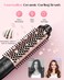 5 in 1 Curling Wand Set, Lopeie Curling Iron with New Upgraded Curling Brush and 4 Interchangeable Ceramic Curling Wand(0.5&rdquo;-1.25&rdquo;), Fast Heating, Include Heat Protective Glove &amp; 2 Clips &amp; Hair Brush