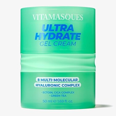 Vitamasques Ultra Hydrate Gel Cream - Lightweight Balance, Hydrating &amp; Soothing Moisturizer (1.69 Fl oz)