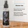 ZEUS Natural 100% Eucalyptus Essential Oil Shower Steam Mist, Aromatherapy Spray for Room, Bath, Congestion &amp; Pre-Shave, Sauna &amp; Spa Steam Mist (MADE IN USA) 4 oz.