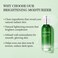 Aloderma Brightening Face Moisturizer with 75% Organic Aloe Vera - Natural Aloe Facial Lotion to Nourish &amp; Restore Radiance for Tired, Dull Skin, Revitalizing Lotion with Niacinamide, Squalane, 3.5oz