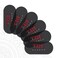 TRU BARBER HAIR GRIPPERS &reg; BUNDLE PACK 6 PCS for Men and Women - Salon and Barber, Hair Clips for Styling, Hair holder Grips (Black/Red)