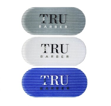 TRU BARBER Hair Grippers Bundle Pack 6 pcs for Men and Women, Salon and Barber, Hair Clips for Styling, Hair holder Grips (Blue,Grey,White)
