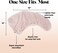 Kitsch Microfiber Hair Towel Wrap for Women - Microfiber Towel, Super Absorbent, Quick Dry, Anti-Frizz - for Long and Short Hairs, Turbans for Women, Hair Wrap - Blush
