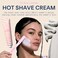 The Skinny Confidential Shave Cream - Women's Face Shaving Cream for Dermaplaning to Remove Facial Hair &amp; Peach Fuzz - Nourishing &amp; Moisturizing Shea Butter, Aloe Leaf Juice &amp; Vitamin E