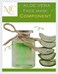 Aloe Vera Facial Mask for Nourishing and Hydrating Skin, Packed whit Natural Fruit Ingredients