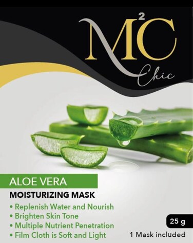 Aloe Vera Facial Mask for Nourishing and Hydrating Skin, Packed whit Natural Fruit Ingredients