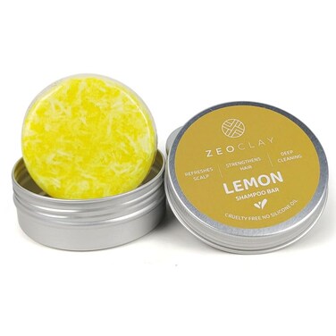 Herbal Shampoo Bar - Lemon Scent - All Natural, Organic Ingredients - Nourish &amp; Moisturize to Prevent Hair and Scalp Dryness