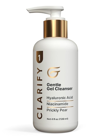 Groomie Gentle Gel Cleanser for Face - Gentle Facial Cleanser Hydrates &amp; Strengthens Skins Barrier - Niacinamide Helps Reduce Redness &amp; Irritation for Sensitive Skin - Moisturizing Face Wash