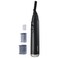 Panasonic Facial Hair Trimmer for Sensitive Skin, Unisex Detailer with Flexible Head, Gentle on Acne, Includes 2 Eyebrow Attachments, Wet/Dry - ER-GM40-K (Black)