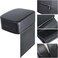 YOSHIKO Children Leather Cushion Salon Booster Seat Cushion for Kids Hair Cutting, Boat Booster seat for Driver, Large Size Cushion for Styling Chair, Barber Beauty Salon Spa Equipment Black
