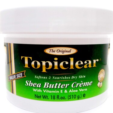Topiclear Shea Butter Creme with Vitamin E &amp; Aloe Vera 18 oz