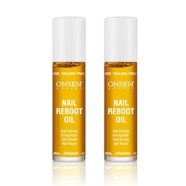 Organic Cuticle Oil for Nails - USA Made - Japanese Treatment for Damaged Nails - Natural Nail Oil Cuticle Repair - Visible Results For Perfect Nails - Nail Strengthener and Growth Reboot Oil 2x10ml