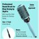 Professional Series 1.7 Inch Round Brush for Blow Drying by SKYPRO   Small/Medium Ceramic Ion Barrel   Volumizing Circle Roller Brush with Long Ultra-Glide Bristles, Comfort Grip for Easy Hair Styling