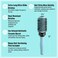 Professional Series 1.7 Inch Round Brush for Blow Drying by SKYPRO   Small/Medium Ceramic Ion Barrel   Volumizing Circle Roller Brush with Long Ultra-Glide Bristles, Comfort Grip for Easy Hair Styling