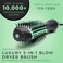 MINT Professional Series 5-in-1 Ionic Hair Dryer Brush, Black &amp; Mint Green - Powerful Frizz-Eliminating Blowout Brush Straightens, Volumizes, Smooths, and De-Frizzes for Fine/Thick Hair