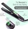Professional Series Ultra-Smooth Cosmo Flat Iron for Thick Hair by MINT   Powerful Salon-Grade Single-Pass Ceramic Tourmaline Ionic Hair Straightener. Travel-Ready Dual Voltage