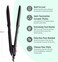 Professional Series Ultra-Smooth Cosmo Flat Iron for Thick Hair by MINT   Powerful Salon-Grade Single-Pass Ceramic Tourmaline Ionic Hair Straightener. Travel-Ready Dual Voltage
