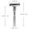 QSHAVE Adjustable Double Edge Classic Safety Razor (1 Razor &amp; 5 pcs Titanium Coated Blades)