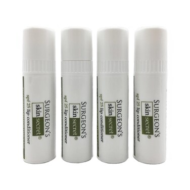 Surgeon's Skin Secret SPF25 Lip Conditioner (4 Pack)
