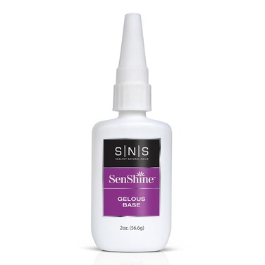 SNS Base Coat Nail Polish for Nail Dip Powder, Gelous Base Refill - Long-Lasting &amp; Fast-Drying Nail Strengtheners Gel Base for Colors - Low-Odor &amp; No UV Lamp Required - 2 fl. oz.