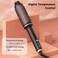 Thermal Brush 1.5 Inch, Temp Adjustable Heated Round Brush, Ionic Thermal Round Brush Curling Iron, Thermal Hair Brush for Curling, Smoothing, Volumizing, Hot Round Brush Pink