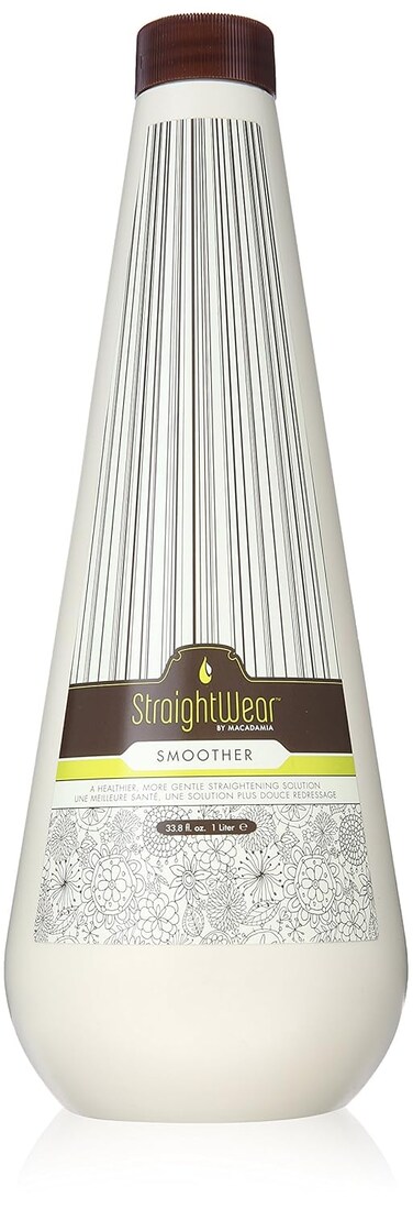 Macadamia Oil Natural Oil Straightwear Smoother Straightening Solution for Unisex - 33.8 oz Smoother