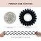 Kitsch Spiral Hair Ties for Women, Coil Hair Ties for Thick Hair, No Crease Hair Tie, Spiral Hair Ties No Damage, Hair Coils &amp; Phone Cord Hair Ties for Thin Hair, Hair Ties Spiral, 4pcs (Brunette)