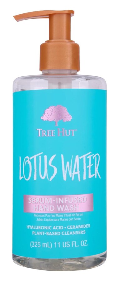 Tree Hut Lotus Water Serum Infused Hand Wash   Nourish &amp; Hydrate Hands with Strengthening Skin Care   Long Lasting Scent   Cleanse &amp; Lock in Moisture   11 fl oz.