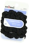 Scunci Effortless Beauty Mini Slinky Black Twisters 18, 3 Count